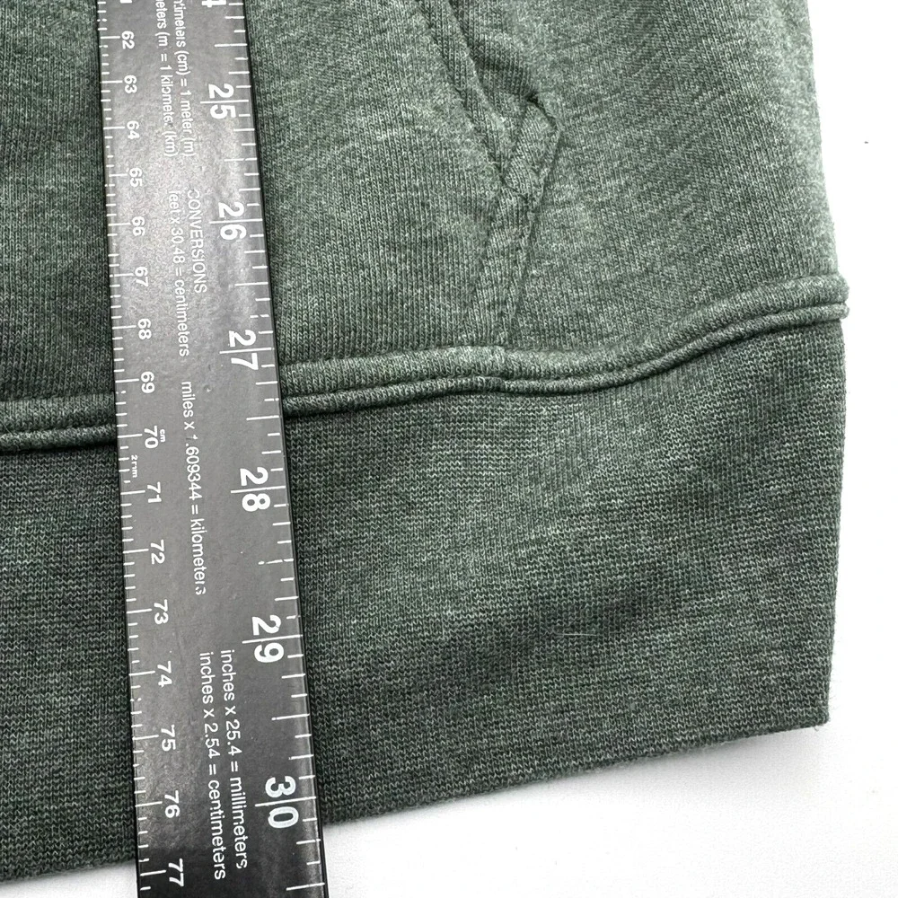THE NORTH FACE Men's XXL Green Pullover Sweatshirt Hoodie Camo‎ Logo Pocket